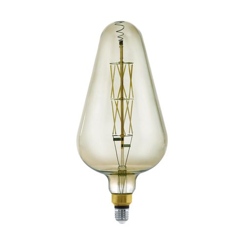 EGLO LED-lamp 8W E27 smokey kaars