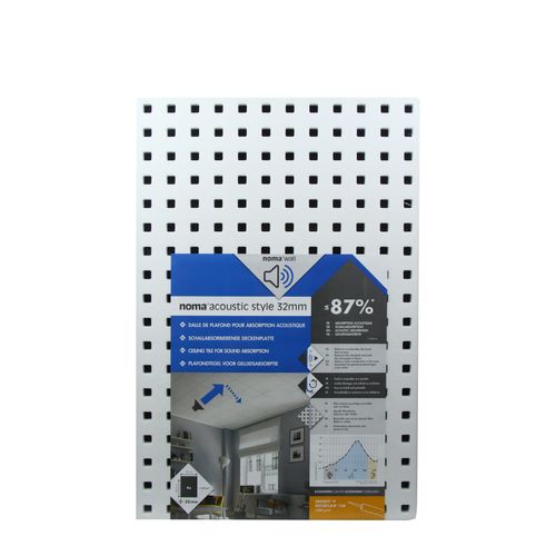 Plafondtegel Noma Acoustic Style polystyreen 58,5x39x3,2cm 4st