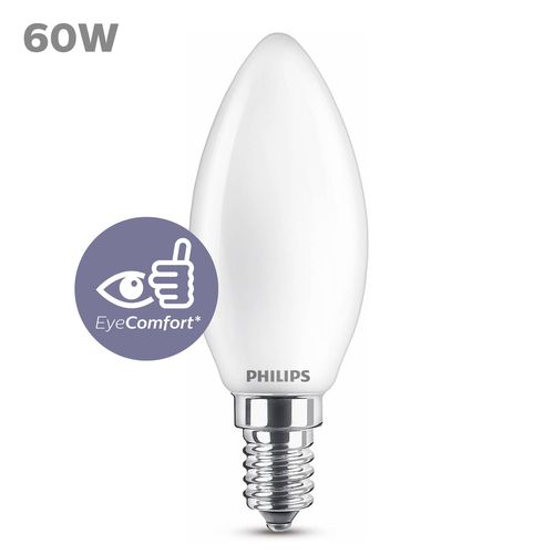 Philips Ledlamp Kaars Warm Wit E14 6,5w