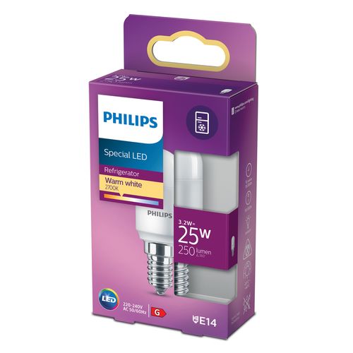 Philips Koelkastlamp Led Warm Wit E14 3,2w