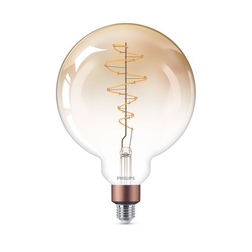 Philips Ledlamp Spiraal Amber E27 5w