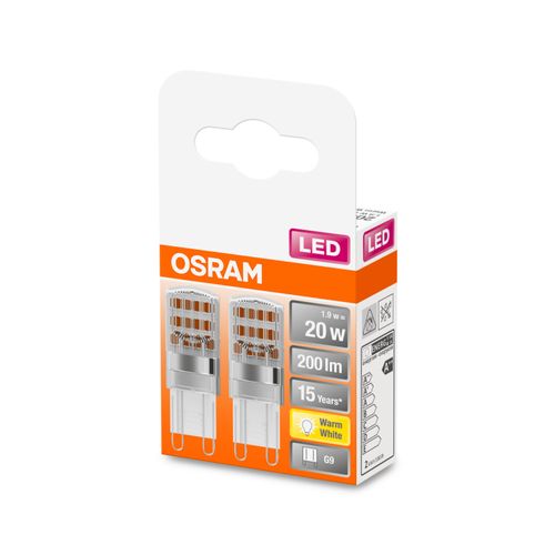 Osram Ledlamp Pin Warm Wit G9 1,9w 2st.