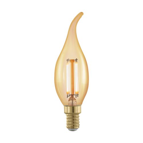 Eglo Ledfilamentlamp Kaars Amber E14 4w