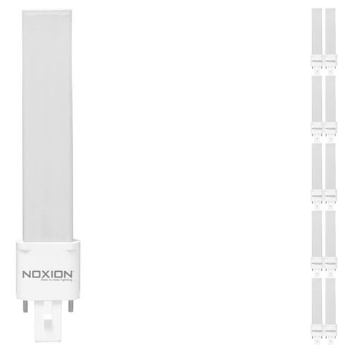 Voordeelpak 10x Noxion Lucent Pl-s Led 4.5w 540lm - 827 Zeer Warm Wit | Vervangt 9w