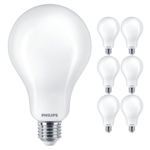 Voordeelpak 6x Philips Corepro Ledbulb E27 Peer Mat 23w 3452lm - 865 Daglicht | Vervangt 200w