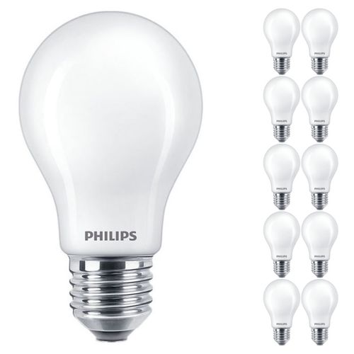 Voordeelpak 10x Philips Corepro Ledbulb E27 Peer Mat 7w 806lm - 830 Warm Wit | Vervangt 60w