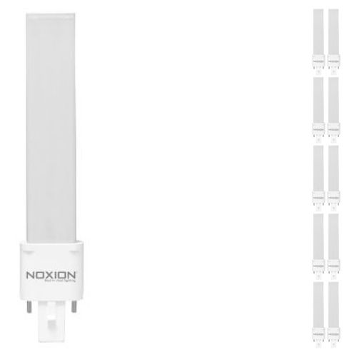 Voordeelpak 10x Noxion Lucent Pl-s Led 4.5w 600lm - 840 Koel Wit | Vervangt 9w