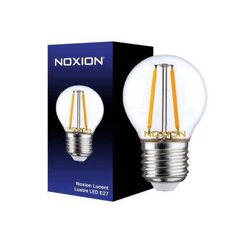 Noxion Lucent Lustre Led E27 Kogel Filament Helder 2.5w 250lm - 827 Zeer Warm Wit - Vervangt 25w