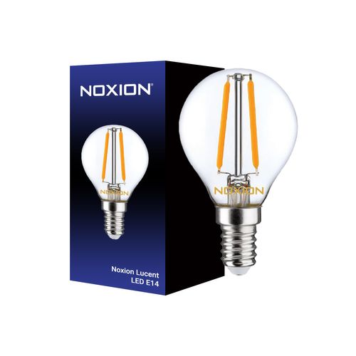 Noxion Lucent Led E14 Kogel Filament Helder 2.5w 250lm - 827 Zeer Warm Wit | Vervangt 25w