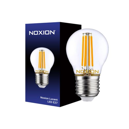 Noxion Lucent Led E27 Kogel Filament Helder 4.5w 470lm - 827 Zeer Warm Wit | Vervangt 40w