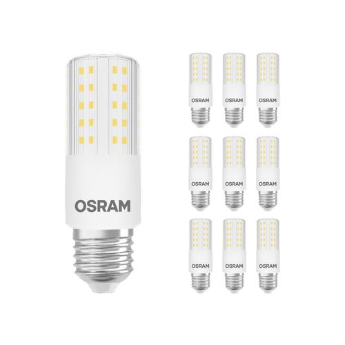 Voordeelpak 10x Osram Special T Slim Led E27 Helder 7.3w 806lm - 827 Zeer Warm Wit | Dimbaar -