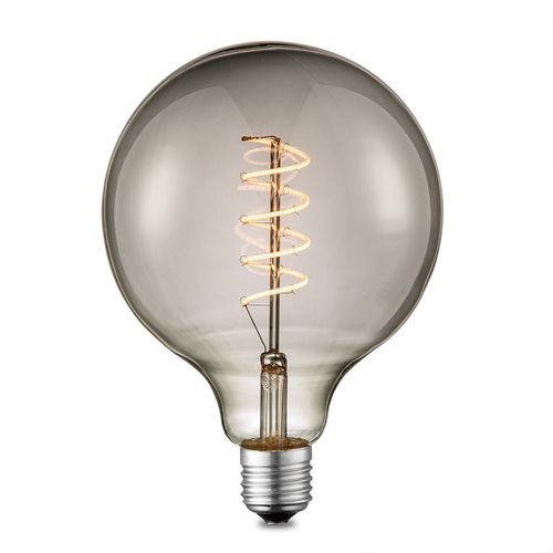 Home Sweet Home Ledfilamentlamp Spiral G125 Smoky E27 4w